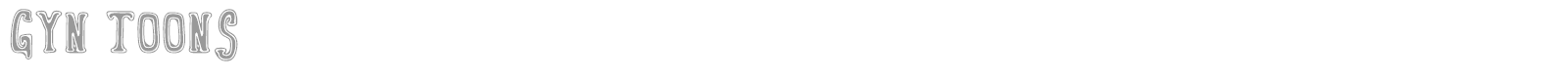 Gyn Toons font preview